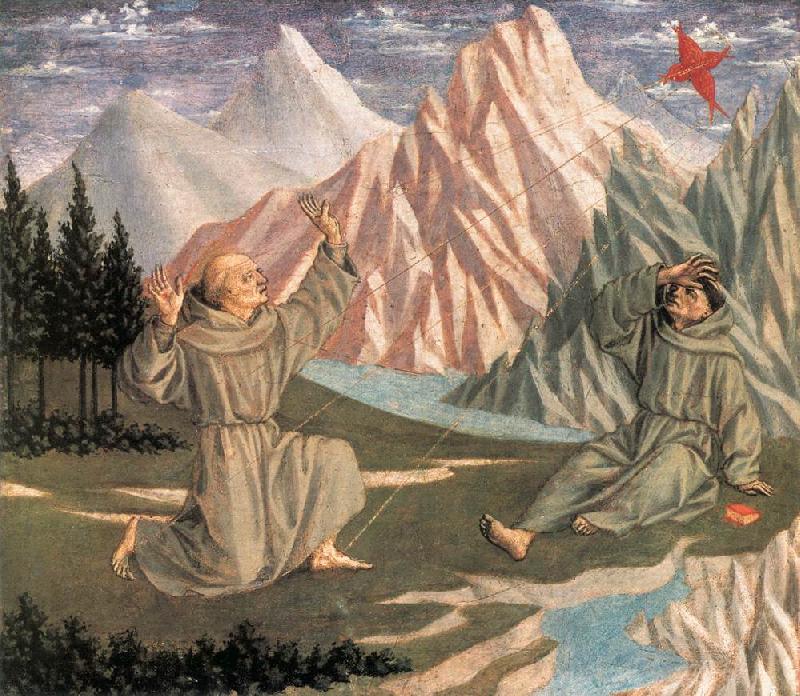 DOMENICO VENEZIANO The Stigmatization of St Francis (predella 1) df Germany oil painting art